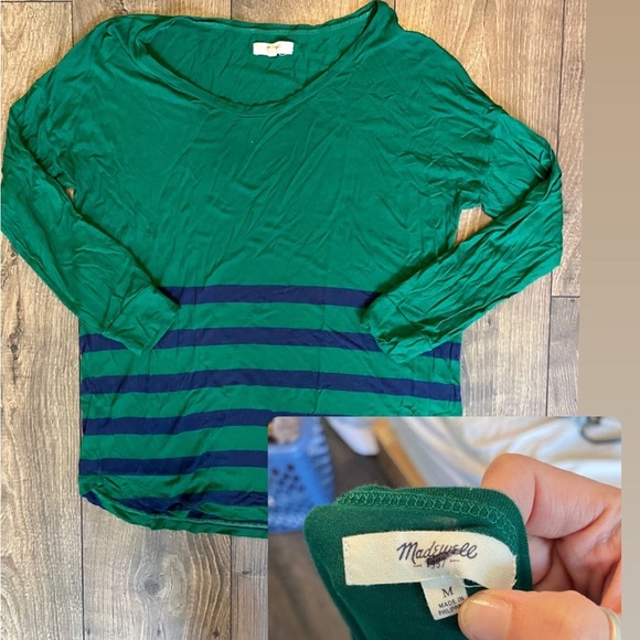 Madewell green top. - Picture 1 of 1
